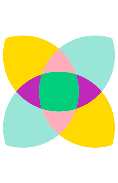 Geometric Flower Shape clipart