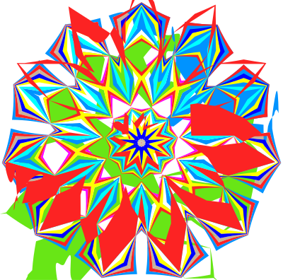 Geometric Rainbow clipart