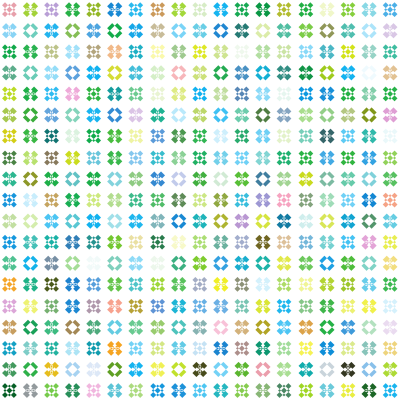 Geometric symbols mosaic pattern clipart