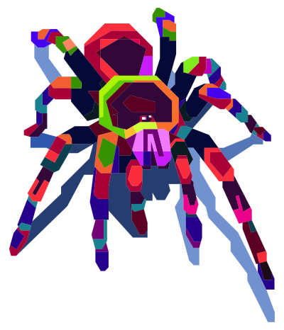 Geometric Tarantula By bayuniatini clipart