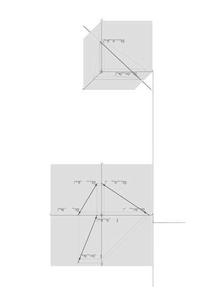Geometry - Straight Line Through Two Points clipart