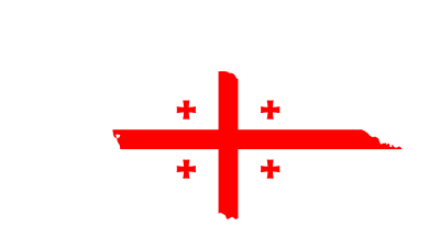 Georgia Map Flag clipart