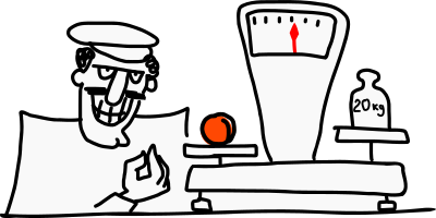 Georgian seller clipart