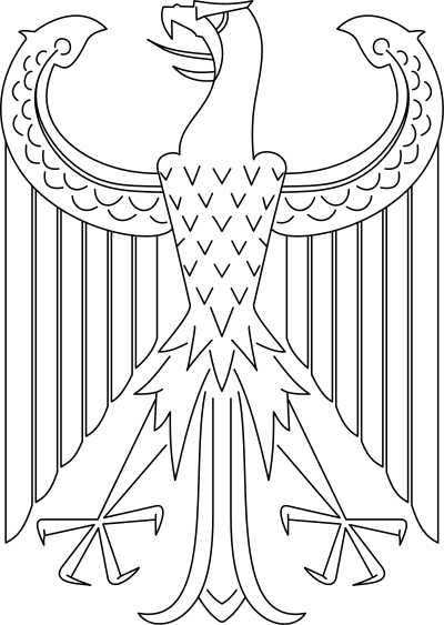German Imperial Eagle clipart