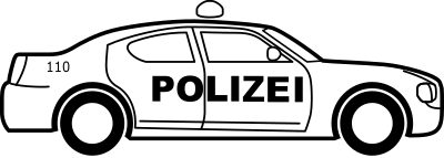 German Police Car clipart