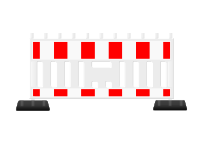 German roadworks-barrier clipart