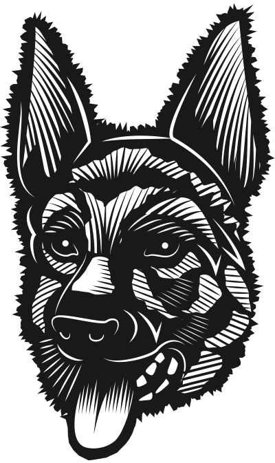 German Shepherd clipart