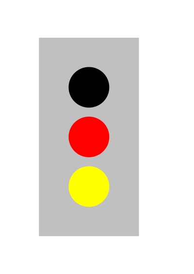 German traffic lights clipart