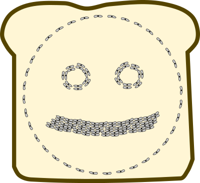 Germophobe's View of a Sandwich clipart