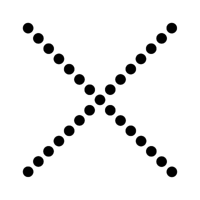 Gestalt perception - continuation clipart