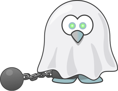 Ghost of a Penguin clipart