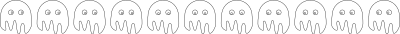 Ghost Sprites clipart