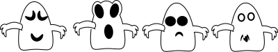 Ghosts clipart