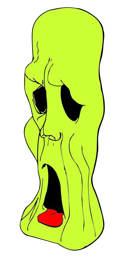 Ghoul head clipart