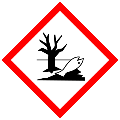 GHS pictogram for environmentally hazardous substances clipart