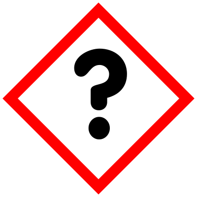 GHS pictogram for hazardous substances; inofficial pictogram “Unknown” clipart
