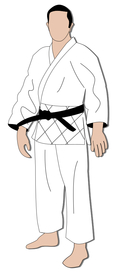 Gi kimono clipart