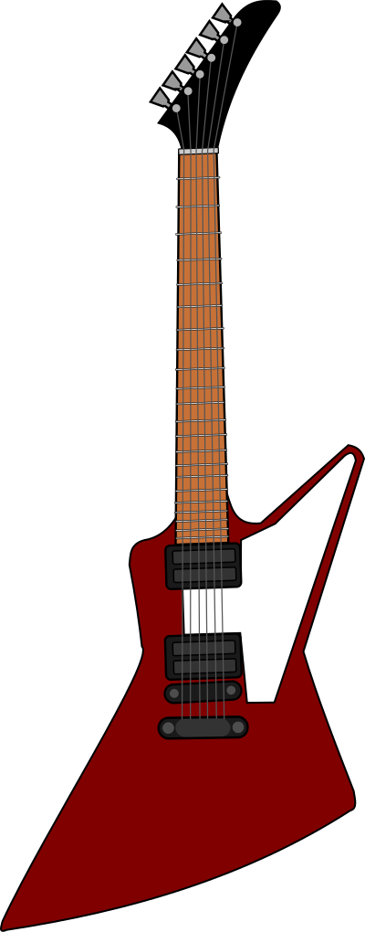 Gibson Explorer clipart