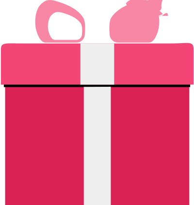 Gift Box pink clipart
