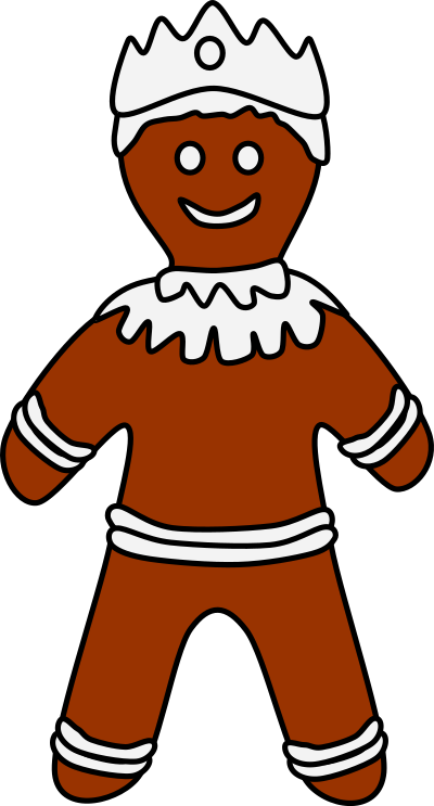 Gingerbread King (collars) clipart
