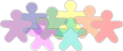 Gingerbread Spirits (rainbow) clipart
