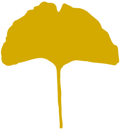 Ginkgo Leaf - Yellow clipart