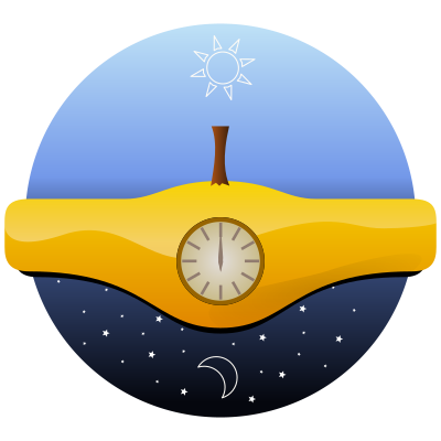 Giorno e notte - night and day clipart