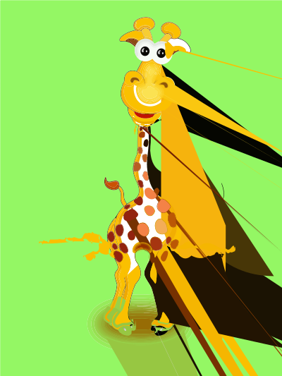 Giraffe Cartoon clipart