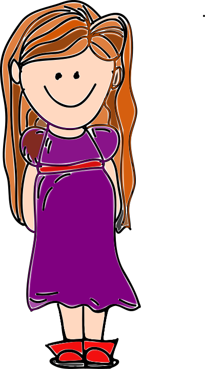 Girl 1 clipart