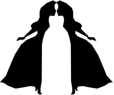 Girl couple clipart