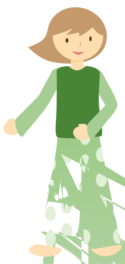 Girl In Pajamas clipart