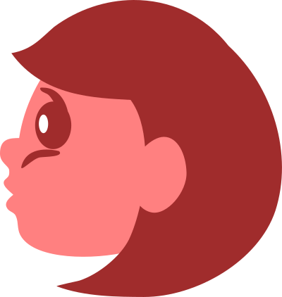 Girl profile clipart