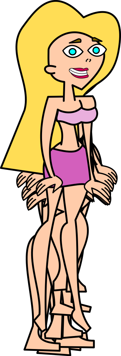Girl template, cartoon style clipart