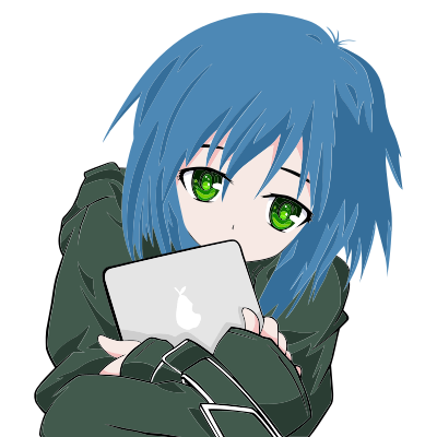 Girl with a tablet, by Bogdan clipart