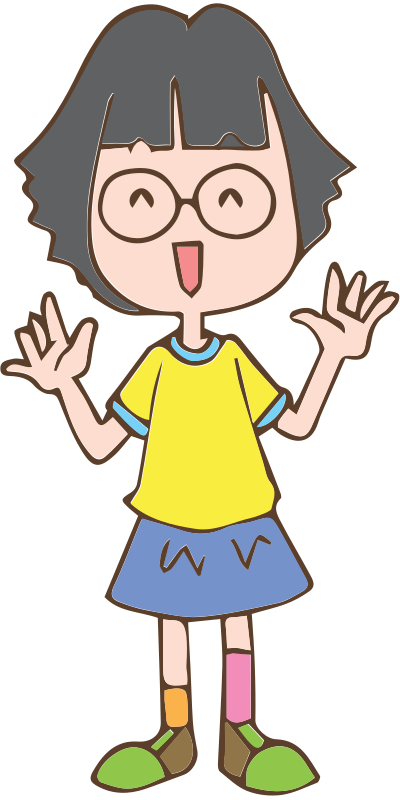 Girl With Glasses clipart