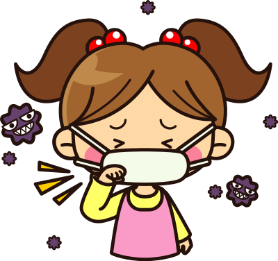 Girl with Mask clipart