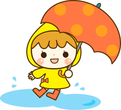 Girl with Umbrella (#3) clipart