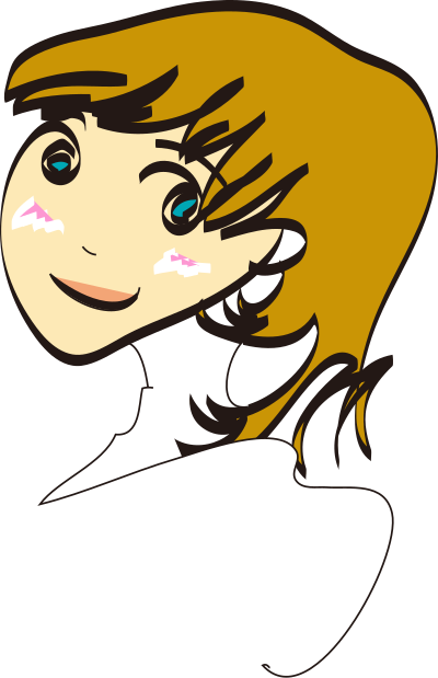 Girlface2 clipart