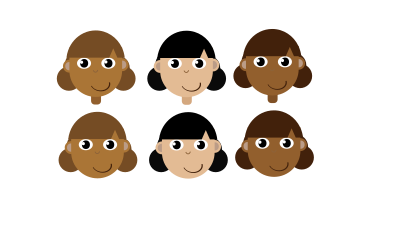 Girls clipart