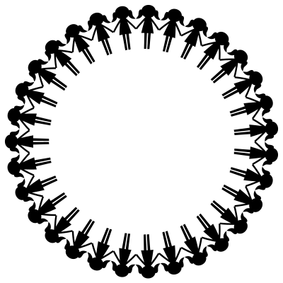 Girls Circle clipart