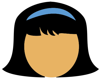 Girl's Head 4 clipart