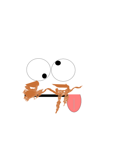Give it a moustache! clipart