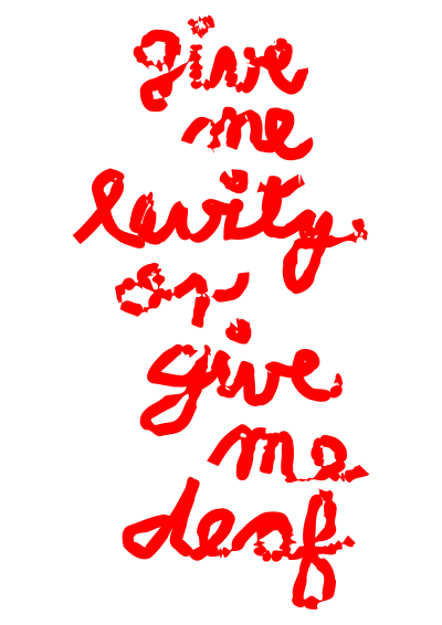 Give me levity or give me deaf clipart