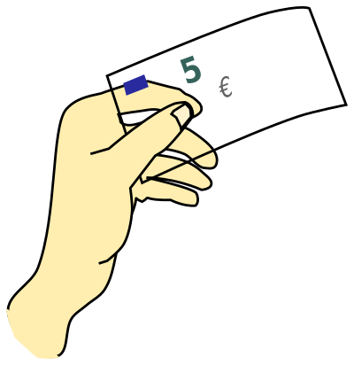 Give money clipart