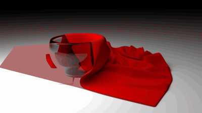 Glass bowl with cloth - correct size clipart