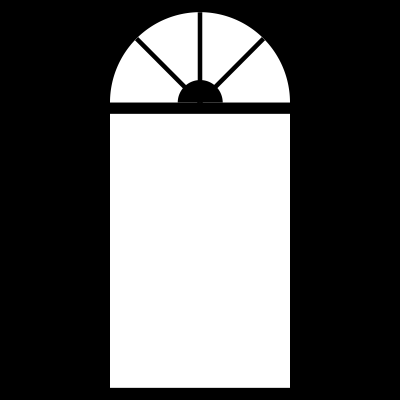 Glass Door Cucoloris clipart