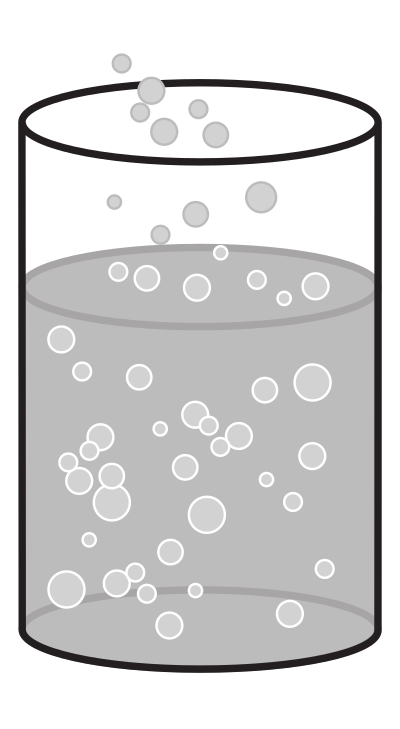 Glass Fizzing Water clipart