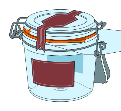 Glass jar clipart