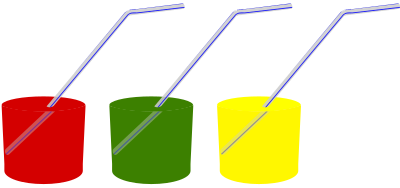 Glass of juice clipart