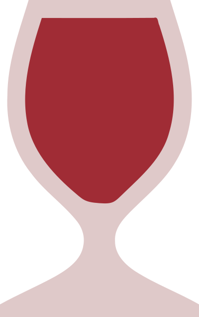 Glass of red wine 2 clipart